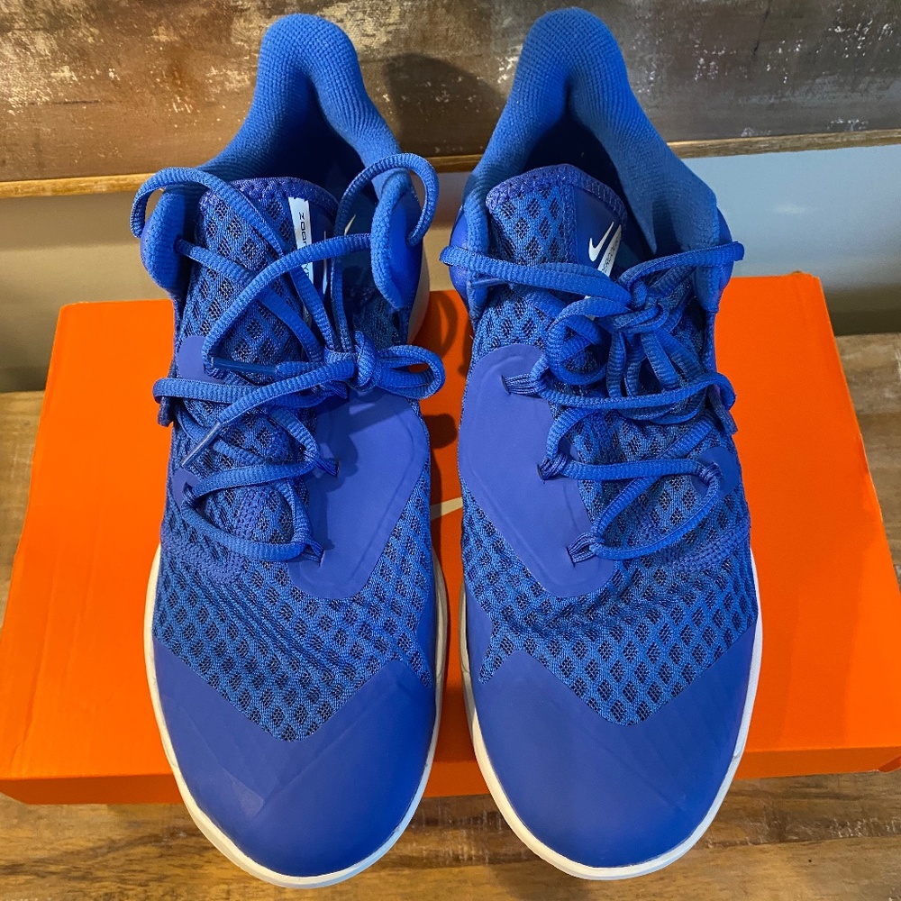 NEW Nike Women's Zoom Hyperspeed Court Volleyball Shoes, Size 11 Blue White *NEW